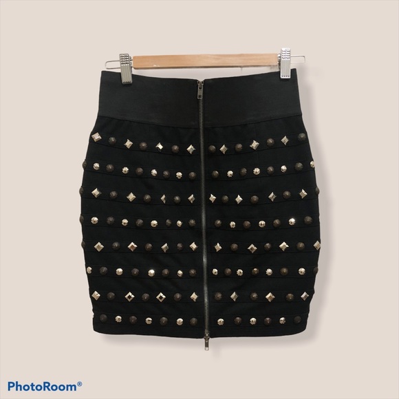 La ROK Studded Mini Skirt - Picture 3 of 7